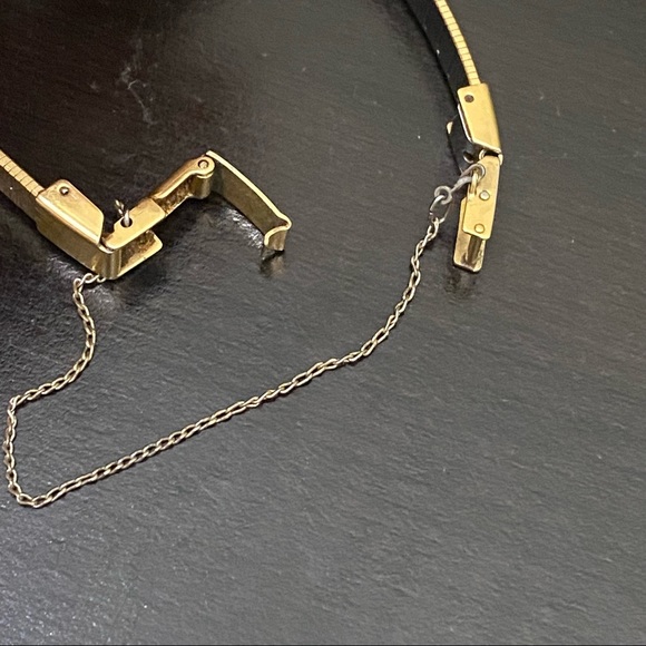 Vintage PULSAR V230-5330 Metal Bezel Stainless Steel Japan Movement Gold Watch - Picture 9 of 9